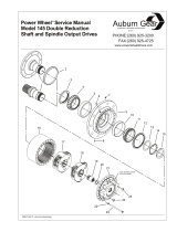 Auburn Gear Power Wheel Model 145 User manual
