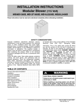 Arcoaire MB20L2400B Installation Instructions Manual