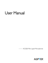 AGPtek AC02B User manual