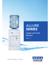 Aqua Cooler Allure Series Usage And Care Manual