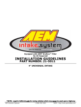 AEM 21-5011 Installation Manuallines