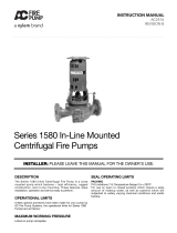 AC Fire Pump Series 1580 User manual
