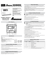Amana 2246002 Installation, Operation & Application Manual