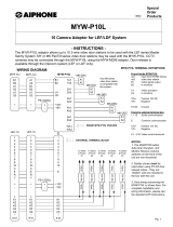 Aiphone MYW-P10L Operating instructions