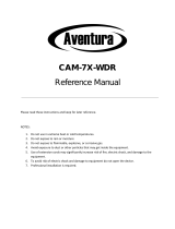 Aventura CAM-7X-WDR Reference guide