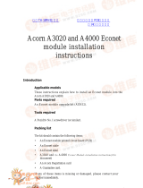 Acorn Computers Limited A3020 Installation Instructions Manual