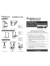 Airpura H600-W Operating instructions