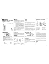 Audiovox GMRS672 Owner's manual