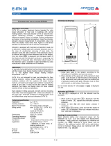 Apator Metra E-ITN 30 User manual