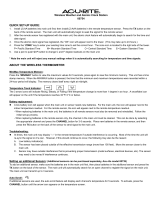 ACU-RITE 754 Quick Setup Manual