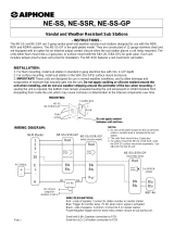 Aiphone NE-SSR Operating instructions
