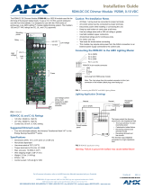AMX RDM-DC Installation guide