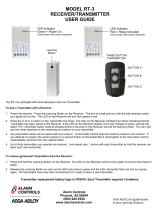 Alarm Controls Corporation RT-3 User manual