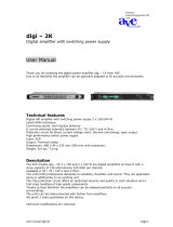 AVE digi-2K User manual