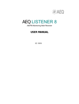 AEQ LISTENER 8 User manual