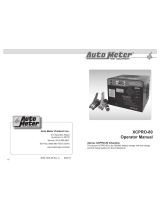 AUTO METER XCPRO-80 User manual