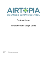 Airtopia Control4 Installation And Usage Instructions