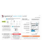 Ascent 16-X1 Plus Quick start guide