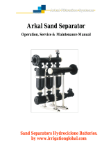 Arkal 2" Sand Separator Operation, Service & Maintenance Manual