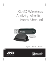AND XL-20 User manual