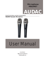 AUDAC M66 User manual