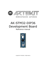 Artekit AK-STM32-DIP36 Reference guide