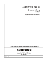 AMERITRON RCS-8V User manual