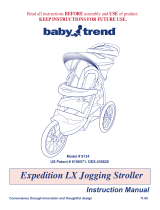 Baby Trend Expedition LX Jogging Stroller User manual