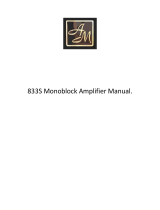 AM 833S User manual