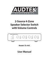 Audtek TS-4VC User manual
