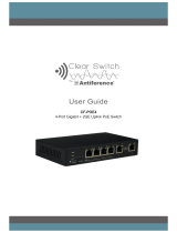 ANTIFERENCE Clear Switch CF-POE4 User manual