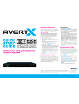 avertX A1600+ ProConnect Quick start guide