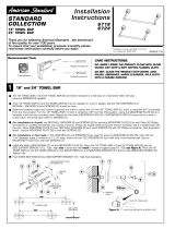 American Standard Towel Bar 6724 User manual