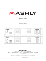 Ashly TRA-4150 Operating instructions