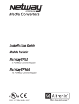 Altronix NetWaySP8A Installation guide