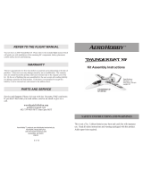 Aerohobby thunderbat xf Assembly Instructions