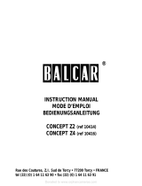 Balcar CONCEPT Z2 User manual