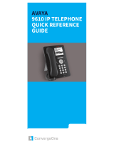 Avaya 9610 Quick Reference Manual