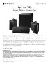AudioSource SYSTEM 380 User manual