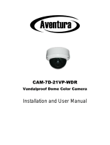 Aventura CAM-7D-21VP-WDR Installation and User Manual