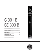 AKG C 391 B Kondensator-Mikrofon User manual