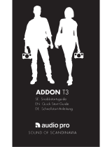 Audio Pro addon t3 Quick start guide