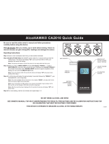 Alcohawk CA2010 Quick Manual
