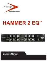 A-Designs Hammer 2 EQ Owner's manual