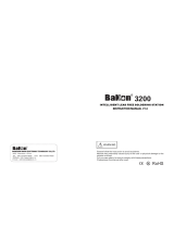 Bakon 3200 User manual