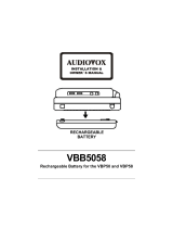 Audiovox VBB5058 User manual