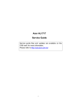 Acer AL1717 User manual