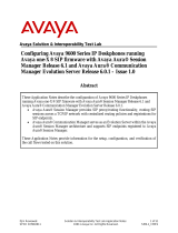 Avaya one-X 9600 Series Configuring