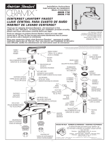American Standard Ceramix Centerset Lavatory Faucet 2000.115 User manual