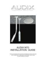 Audix M70 Installation guide